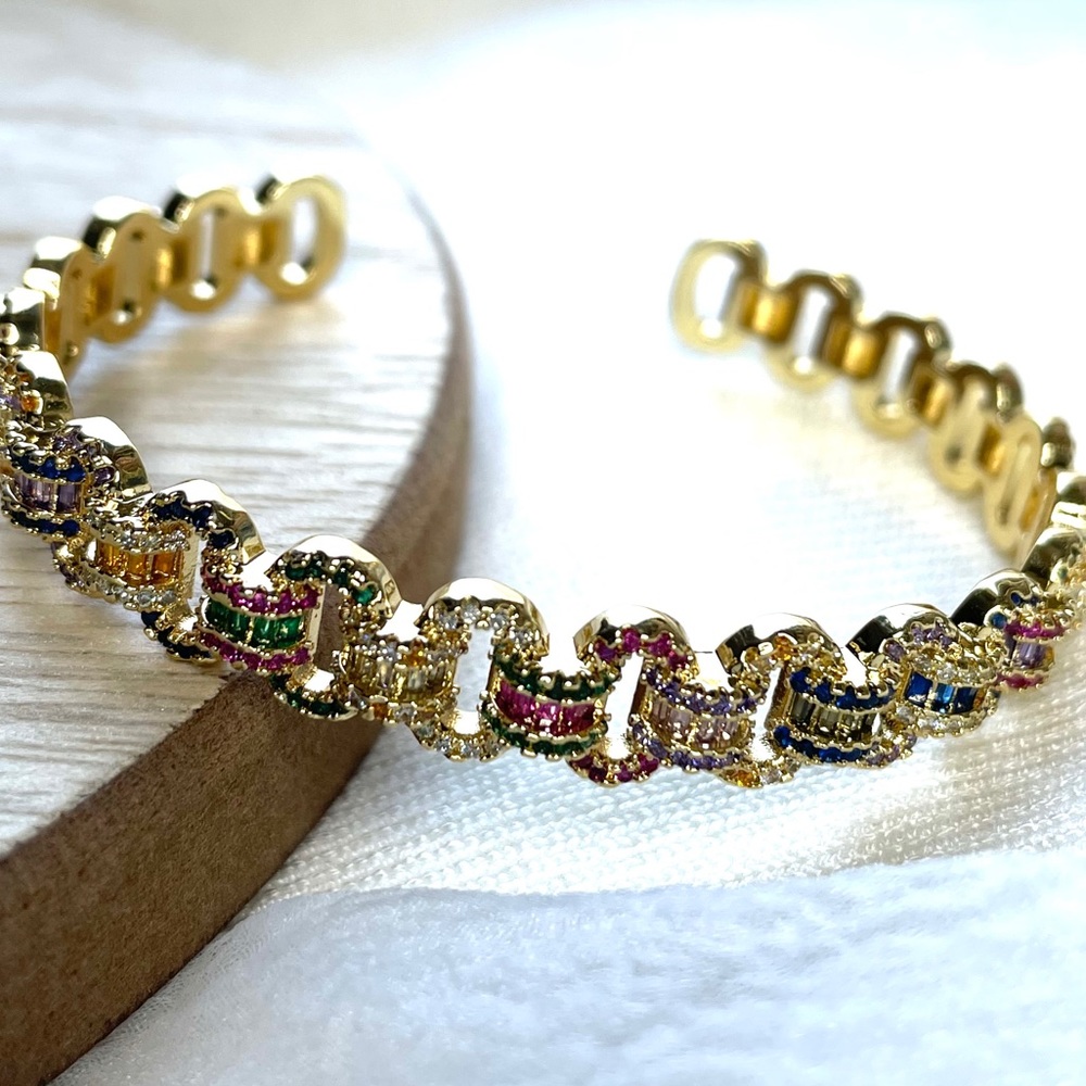 14K Multi Bangle Bracelet